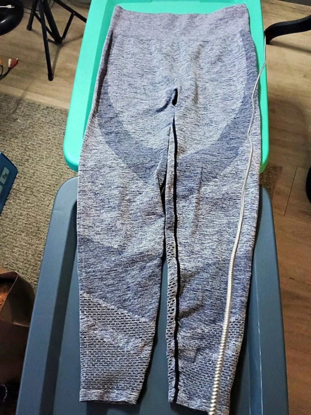 PINK Gray Athletic Leggings Like New